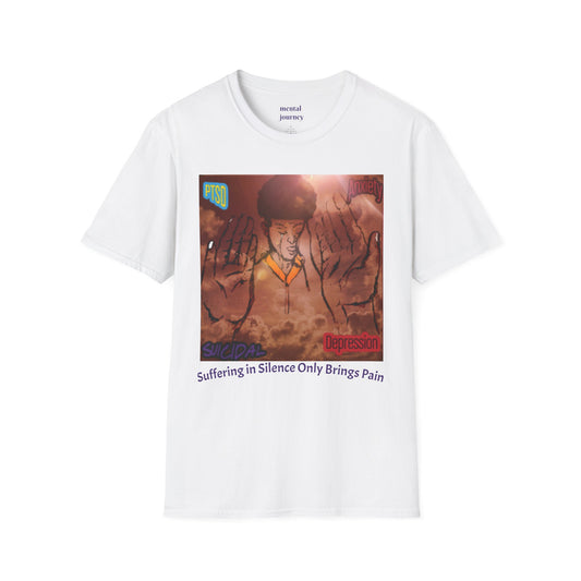 Mental Health Awareness T-Shirt, Softstyle Tee, Support Shirts, Inspirational Apparel, Self-Care Gift, Positive Vibes Wear